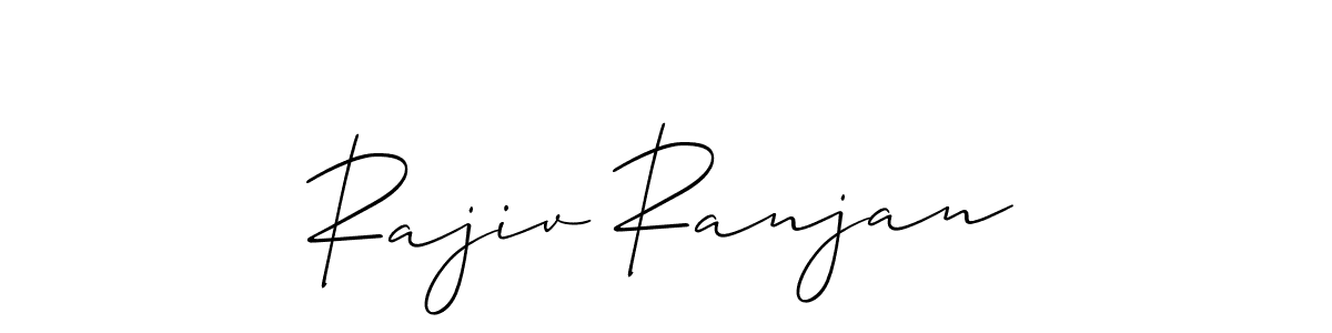 Make a short Rajiv Ranjan signature style. Manage your documents anywhere anytime using Allison_Script. Create and add eSignatures, submit forms, share and send files easily. Rajiv Ranjan signature style 2 images and pictures png