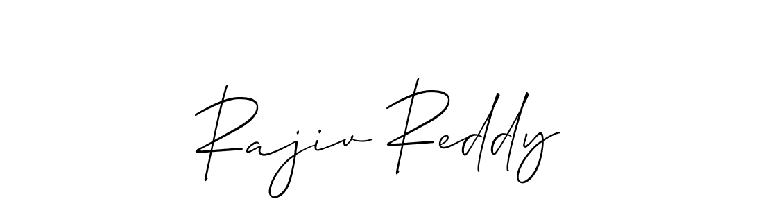 How to make Rajiv Reddy signature? Allison_Script is a professional autograph style. Create handwritten signature for Rajiv Reddy name. Rajiv Reddy signature style 2 images and pictures png