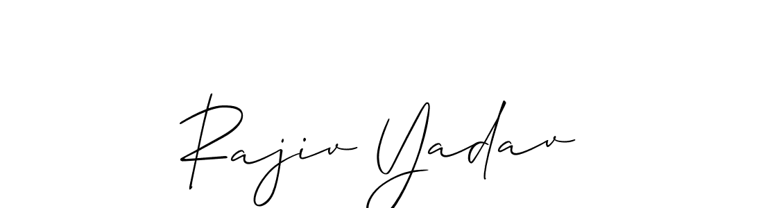 Rajiv Yadav stylish signature style. Best Handwritten Sign (Allison_Script) for my name. Handwritten Signature Collection Ideas for my name Rajiv Yadav. Rajiv Yadav signature style 2 images and pictures png