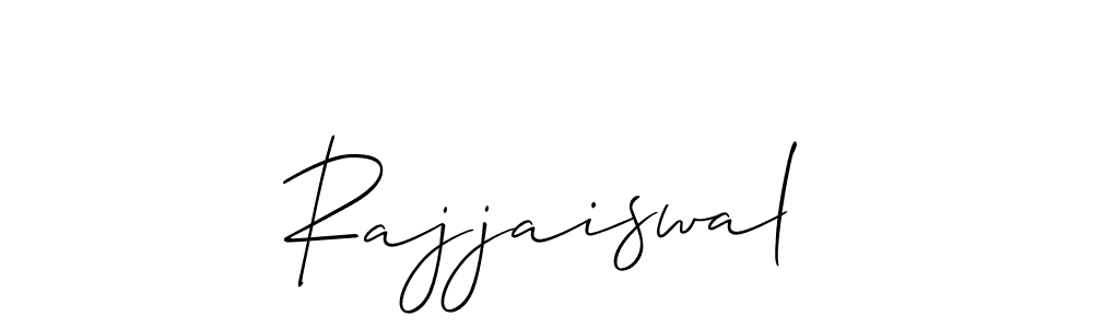 Similarly Allison_Script is the best handwritten signature design. Signature creator online .You can use it as an online autograph creator for name Rajjaiswal. Rajjaiswal signature style 2 images and pictures png