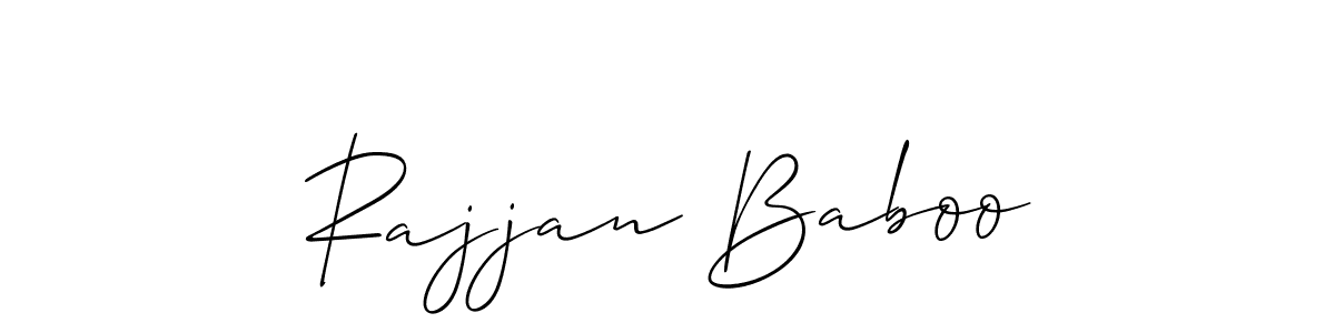 Similarly Allison_Script is the best handwritten signature design. Signature creator online .You can use it as an online autograph creator for name Rajjan Baboo. Rajjan Baboo signature style 2 images and pictures png
