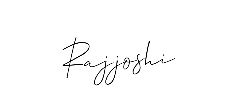 The best way (Allison_Script) to make a short signature is to pick only two or three words in your name. The name Rajjoshi include a total of six letters. For converting this name. Rajjoshi signature style 2 images and pictures png