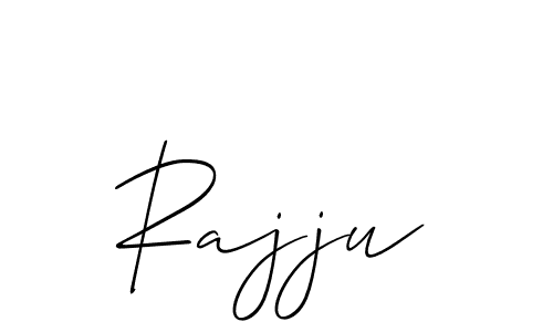 The best way (Allison_Script) to make a short signature is to pick only two or three words in your name. The name Rajju include a total of six letters. For converting this name. Rajju signature style 2 images and pictures png