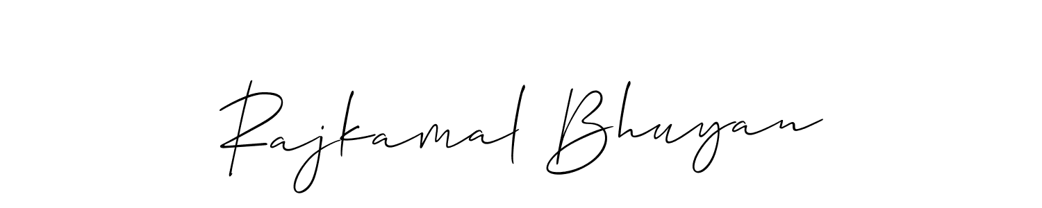 Similarly Allison_Script is the best handwritten signature design. Signature creator online .You can use it as an online autograph creator for name Rajkamal Bhuyan. Rajkamal Bhuyan signature style 2 images and pictures png