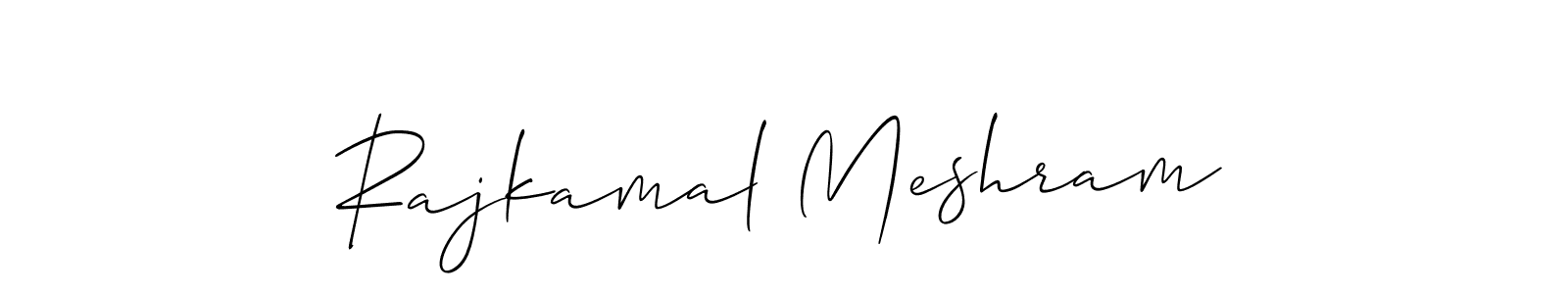 Also You can easily find your signature by using the search form. We will create Rajkamal Meshram name handwritten signature images for you free of cost using Allison_Script sign style. Rajkamal Meshram signature style 2 images and pictures png