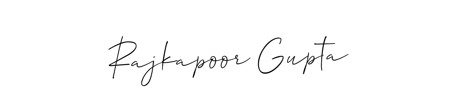 You should practise on your own different ways (Allison_Script) to write your name (Rajkapoor Gupta) in signature. don't let someone else do it for you. Rajkapoor Gupta signature style 2 images and pictures png