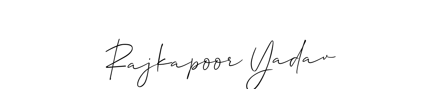 Make a beautiful signature design for name Rajkapoor Yadav. Use this online signature maker to create a handwritten signature for free. Rajkapoor Yadav signature style 2 images and pictures png