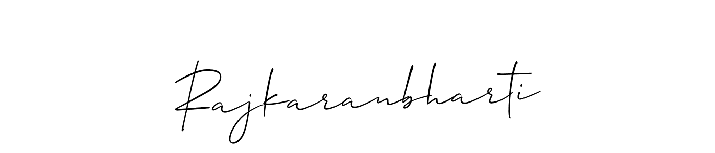 Rajkaranbharti stylish signature style. Best Handwritten Sign (Allison_Script) for my name. Handwritten Signature Collection Ideas for my name Rajkaranbharti. Rajkaranbharti signature style 2 images and pictures png