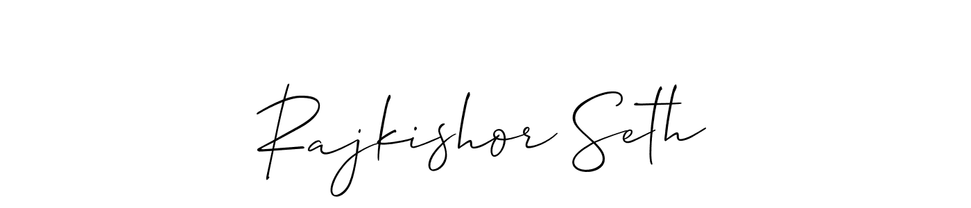 Make a beautiful signature design for name Rajkishor Seth. Use this online signature maker to create a handwritten signature for free. Rajkishor Seth signature style 2 images and pictures png