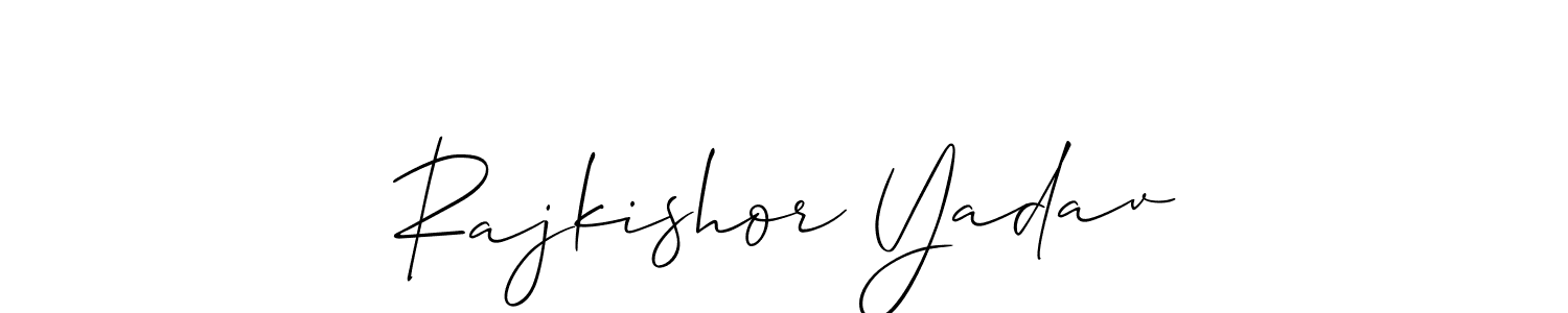 See photos of Rajkishor Yadav official signature by Spectra . Check more albums & portfolios. Read reviews & check more about Allison_Script font. Rajkishor Yadav signature style 2 images and pictures png