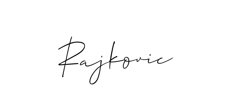 Make a beautiful signature design for name Rajkovic. Use this online signature maker to create a handwritten signature for free. Rajkovic signature style 2 images and pictures png