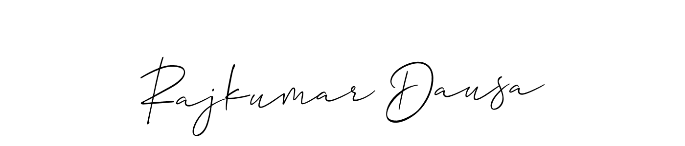 if you are searching for the best signature style for your name Rajkumar Dausa. so please give up your signature search. here we have designed multiple signature styles  using Allison_Script. Rajkumar Dausa signature style 2 images and pictures png