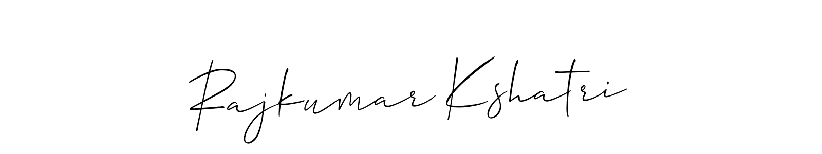 It looks lik you need a new signature style for name Rajkumar Kshatri. Design unique handwritten (Allison_Script) signature with our free signature maker in just a few clicks. Rajkumar Kshatri signature style 2 images and pictures png