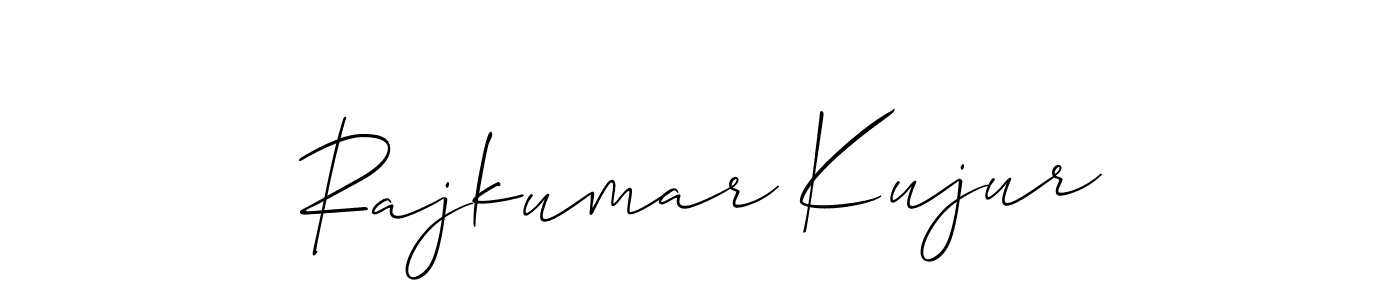 Make a short Rajkumar Kujur signature style. Manage your documents anywhere anytime using Allison_Script. Create and add eSignatures, submit forms, share and send files easily. Rajkumar Kujur signature style 2 images and pictures png