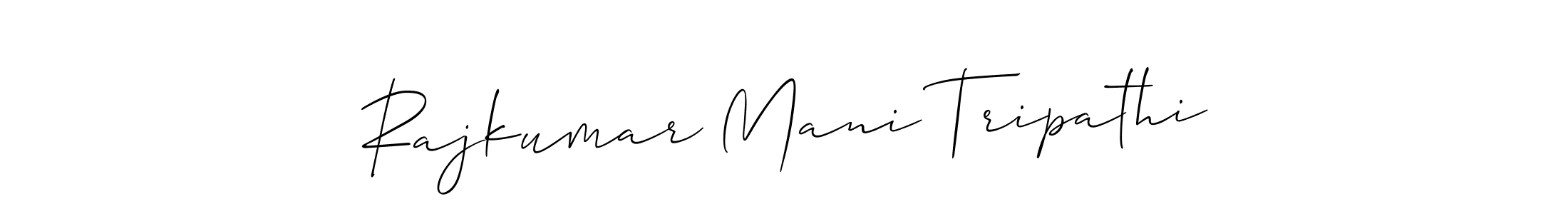 How to Draw Rajkumar Mani Tripathi signature style? Allison_Script is a latest design signature styles for name Rajkumar Mani Tripathi. Rajkumar Mani Tripathi signature style 2 images and pictures png