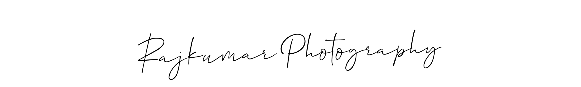 You should practise on your own different ways (Allison_Script) to write your name (Rajkumar Photography) in signature. don't let someone else do it for you. Rajkumar Photography signature style 2 images and pictures png