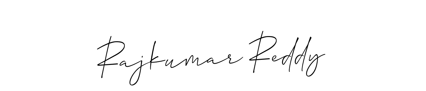 The best way (Allison_Script) to make a short signature is to pick only two or three words in your name. The name Rajkumar Reddy include a total of six letters. For converting this name. Rajkumar Reddy signature style 2 images and pictures png