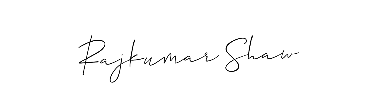 Create a beautiful signature design for name Rajkumar Shaw. With this signature (Allison_Script) fonts, you can make a handwritten signature for free. Rajkumar Shaw signature style 2 images and pictures png