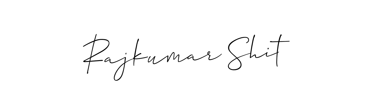 How to Draw Rajkumar Shit signature style? Allison_Script is a latest design signature styles for name Rajkumar Shit. Rajkumar Shit signature style 2 images and pictures png