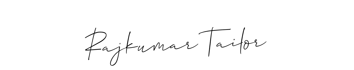 Design your own signature with our free online signature maker. With this signature software, you can create a handwritten (Allison_Script) signature for name Rajkumar Tailor. Rajkumar Tailor signature style 2 images and pictures png