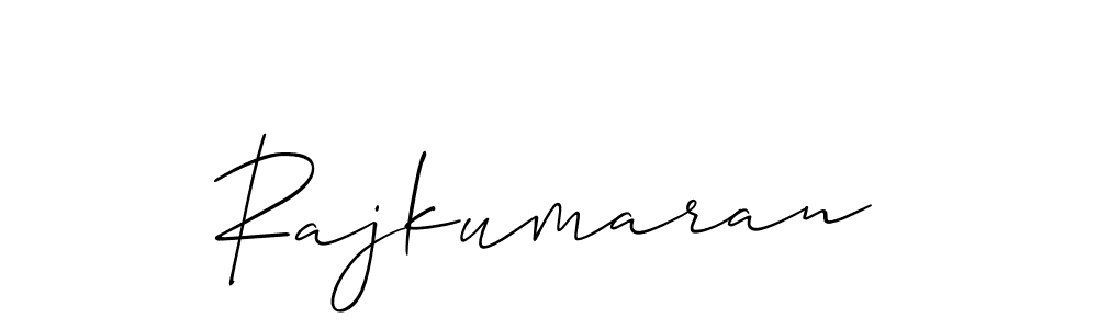 How to make Rajkumaran name signature. Use Allison_Script style for creating short signs online. This is the latest handwritten sign. Rajkumaran signature style 2 images and pictures png