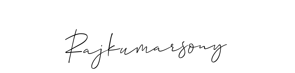 You can use this online signature creator to create a handwritten signature for the name Rajkumarsony. This is the best online autograph maker. Rajkumarsony signature style 2 images and pictures png