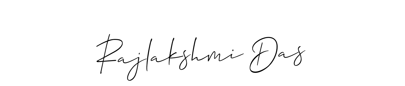 How to make Rajlakshmi Das signature? Allison_Script is a professional autograph style. Create handwritten signature for Rajlakshmi Das name. Rajlakshmi Das signature style 2 images and pictures png