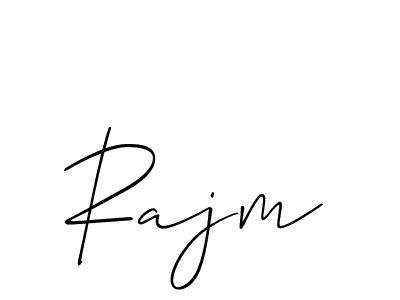 Similarly Allison_Script is the best handwritten signature design. Signature creator online .You can use it as an online autograph creator for name Rajm. Rajm signature style 2 images and pictures png