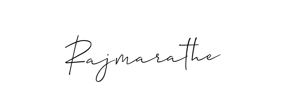 Design your own signature with our free online signature maker. With this signature software, you can create a handwritten (Allison_Script) signature for name Rajmarathe. Rajmarathe signature style 2 images and pictures png