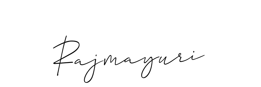 How to Draw Rajmayuri signature style? Allison_Script is a latest design signature styles for name Rajmayuri. Rajmayuri signature style 2 images and pictures png