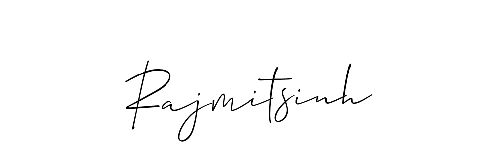 Make a short Rajmitsinh signature style. Manage your documents anywhere anytime using Allison_Script. Create and add eSignatures, submit forms, share and send files easily. Rajmitsinh signature style 2 images and pictures png