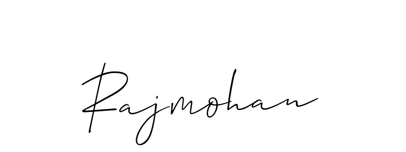 Make a beautiful signature design for name Rajmohan. Use this online signature maker to create a handwritten signature for free. Rajmohan signature style 2 images and pictures png
