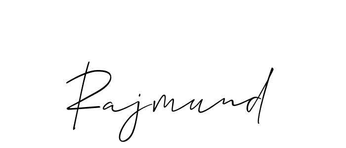 Also You can easily find your signature by using the search form. We will create Rajmund name handwritten signature images for you free of cost using Allison_Script sign style. Rajmund signature style 2 images and pictures png