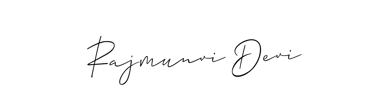 How to Draw Rajmunvi Devi signature style? Allison_Script is a latest design signature styles for name Rajmunvi Devi. Rajmunvi Devi signature style 2 images and pictures png