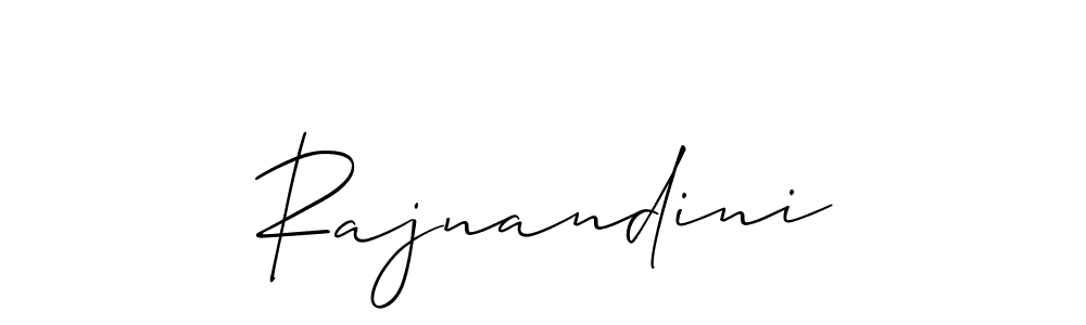 How to Draw Rajnandini signature style? Allison_Script is a latest design signature styles for name Rajnandini. Rajnandini signature style 2 images and pictures png
