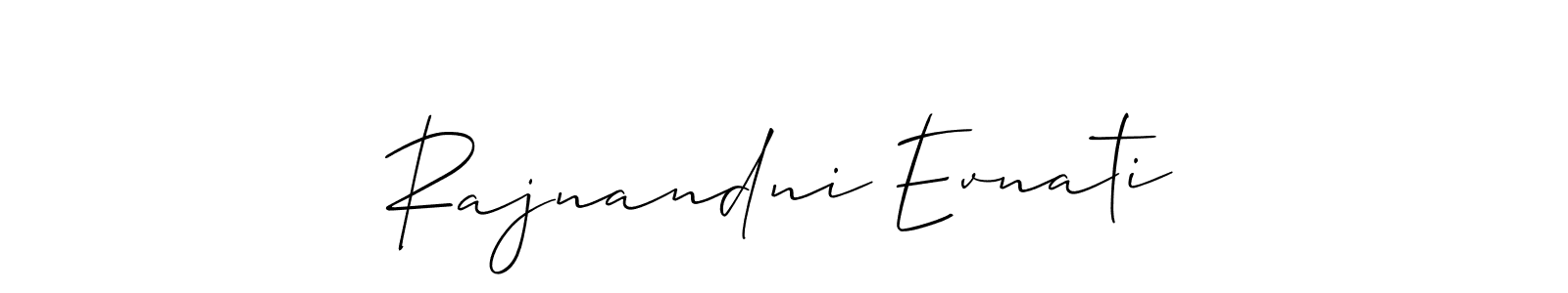You can use this online signature creator to create a handwritten signature for the name Rajnandni Evnati. This is the best online autograph maker. Rajnandni Evnati signature style 2 images and pictures png