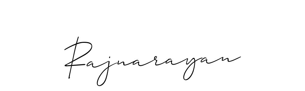 Create a beautiful signature design for name Rajnarayan. With this signature (Allison_Script) fonts, you can make a handwritten signature for free. Rajnarayan signature style 2 images and pictures png