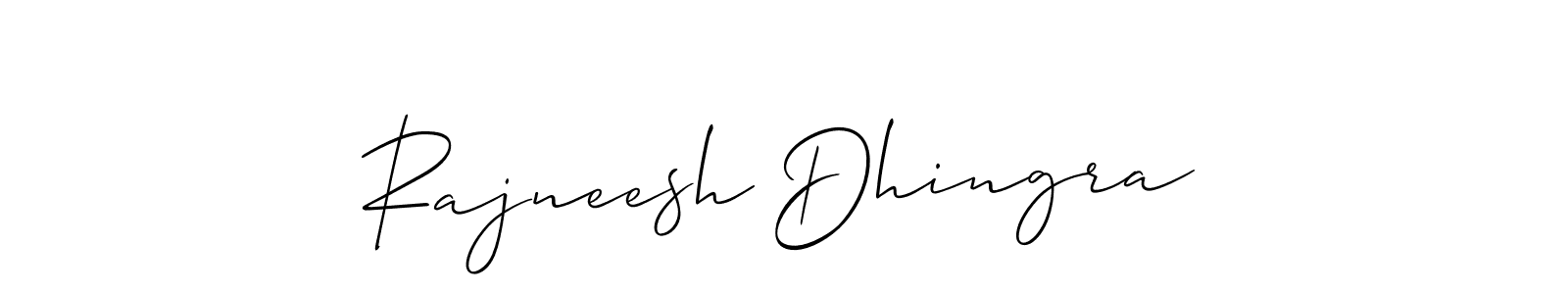 Best and Professional Signature Style for Rajneesh Dhingra. Allison_Script Best Signature Style Collection. Rajneesh Dhingra signature style 2 images and pictures png