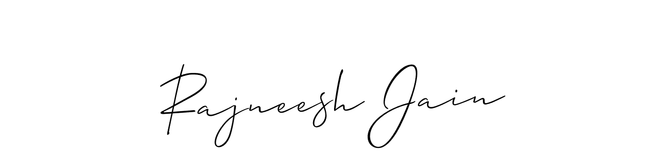 Also we have Rajneesh Jain name is the best signature style. Create professional handwritten signature collection using Allison_Script autograph style. Rajneesh Jain signature style 2 images and pictures png