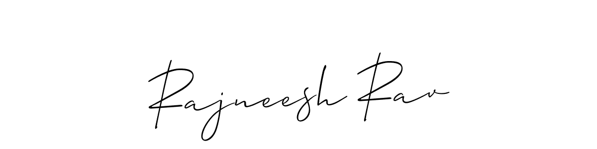 Similarly Allison_Script is the best handwritten signature design. Signature creator online .You can use it as an online autograph creator for name Rajneesh Rav. Rajneesh Rav signature style 2 images and pictures png