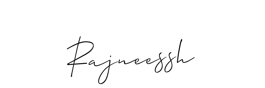 Also we have Rajneessh name is the best signature style. Create professional handwritten signature collection using Allison_Script autograph style. Rajneessh signature style 2 images and pictures png
