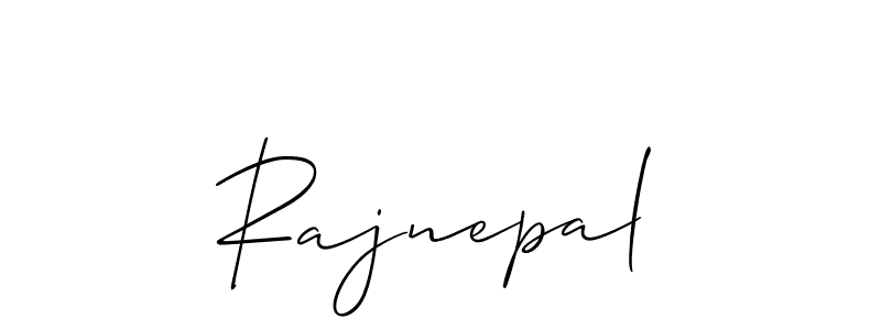 The best way (Allison_Script) to make a short signature is to pick only two or three words in your name. The name Rajnepal include a total of six letters. For converting this name. Rajnepal signature style 2 images and pictures png