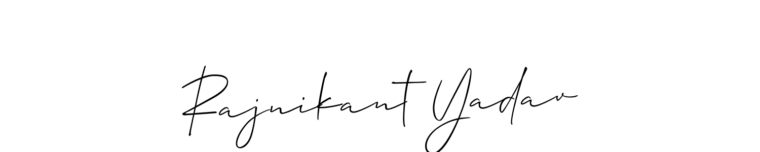 Here are the top 10 professional signature styles for the name Rajnikant Yadav. These are the best autograph styles you can use for your name. Rajnikant Yadav signature style 2 images and pictures png