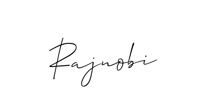 Make a beautiful signature design for name Rajnobi. Use this online signature maker to create a handwritten signature for free. Rajnobi signature style 2 images and pictures png