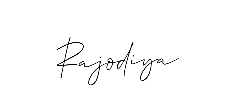 Make a short Rajodiya signature style. Manage your documents anywhere anytime using Allison_Script. Create and add eSignatures, submit forms, share and send files easily. Rajodiya signature style 2 images and pictures png