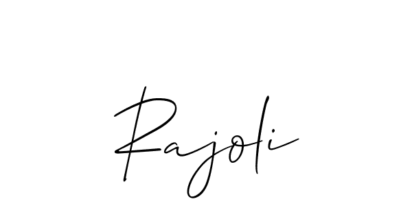 You can use this online signature creator to create a handwritten signature for the name Rajoli. This is the best online autograph maker. Rajoli signature style 2 images and pictures png