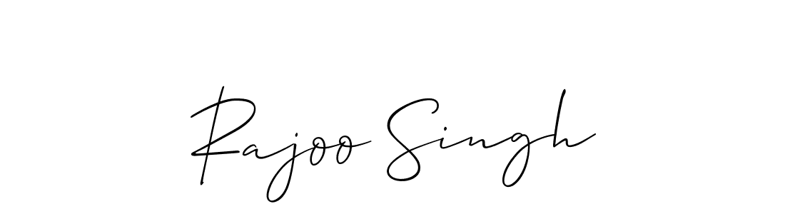 if you are searching for the best signature style for your name Rajoo Singh. so please give up your signature search. here we have designed multiple signature styles  using Allison_Script. Rajoo Singh signature style 2 images and pictures png