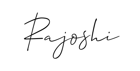 Make a beautiful signature design for name Rajoshi. Use this online signature maker to create a handwritten signature for free. Rajoshi signature style 2 images and pictures png