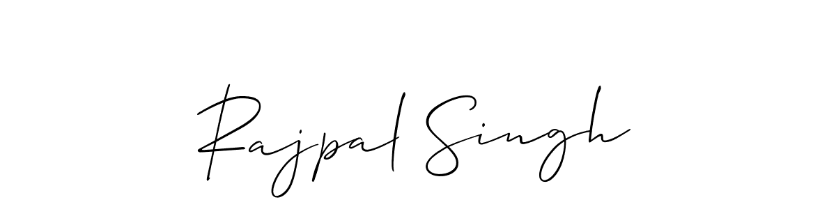 Design your own signature with our free online signature maker. With this signature software, you can create a handwritten (Allison_Script) signature for name Rajpal Singh. Rajpal Singh signature style 2 images and pictures png