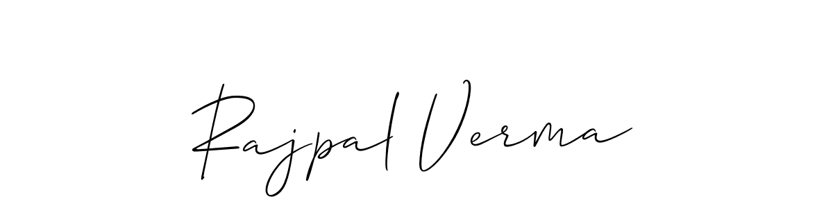 Also You can easily find your signature by using the search form. We will create Rajpal Verma name handwritten signature images for you free of cost using Allison_Script sign style. Rajpal Verma signature style 2 images and pictures png